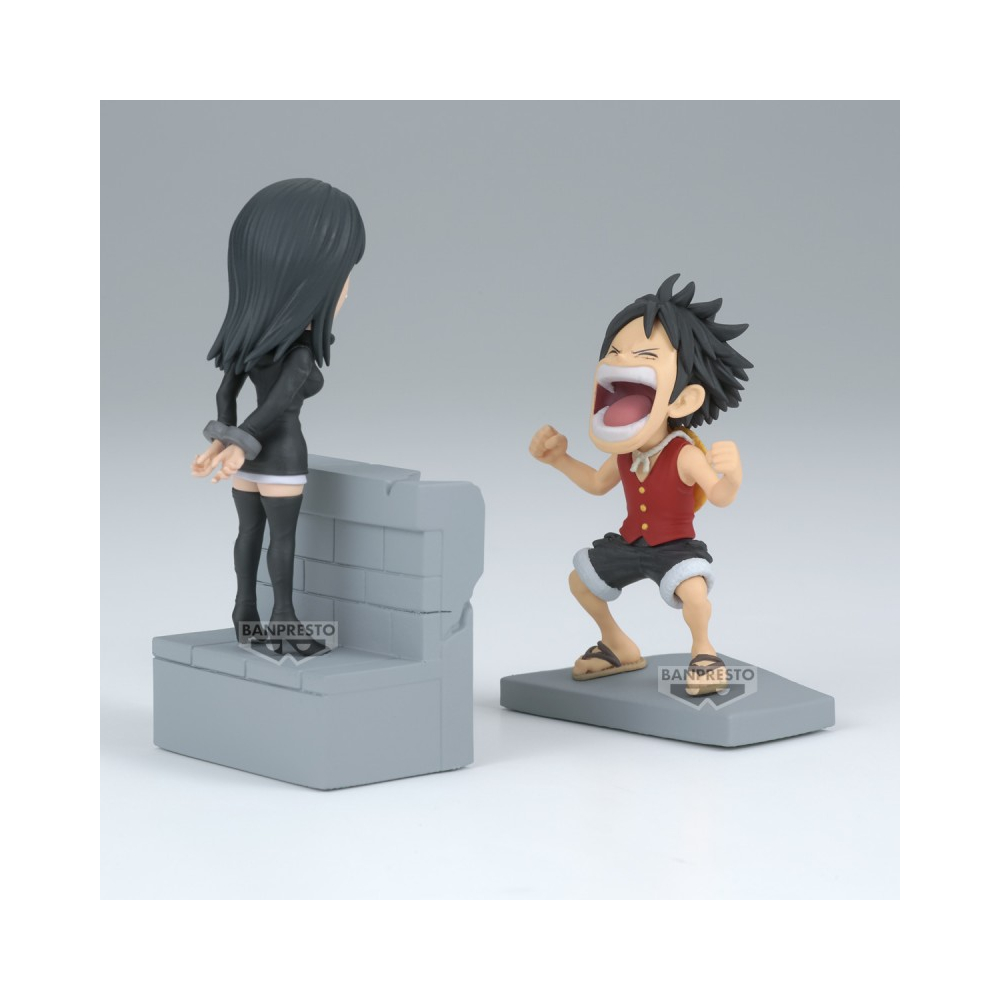 One Piece - Figurine Monkey D. Luffy & Nico Robin WCF Log Stories