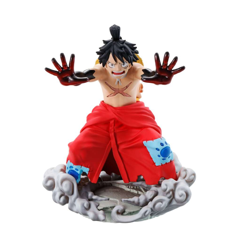 One Piece - Pack De 4 Figurines One Piece Petitrama Logbox Wanolkuni Set V2