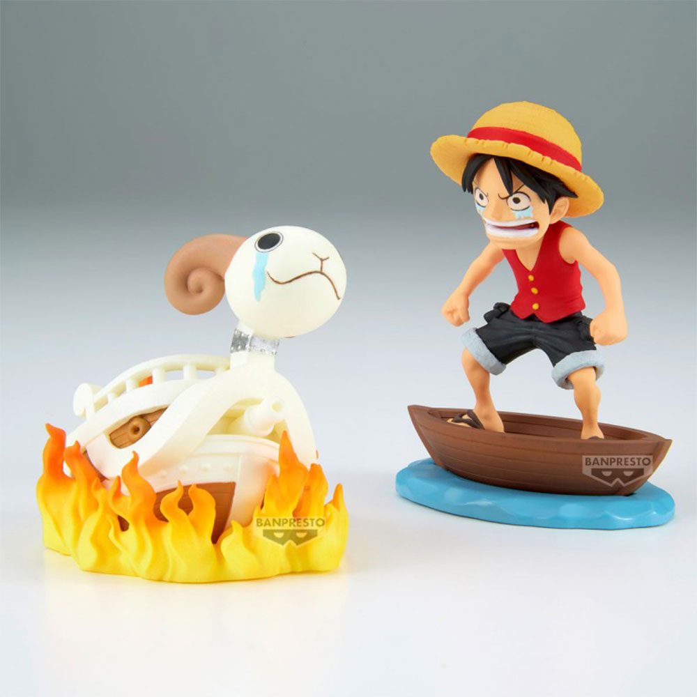 One Piece - Figurine Monkey D. Luffy & Going Merry WCF Log Stories