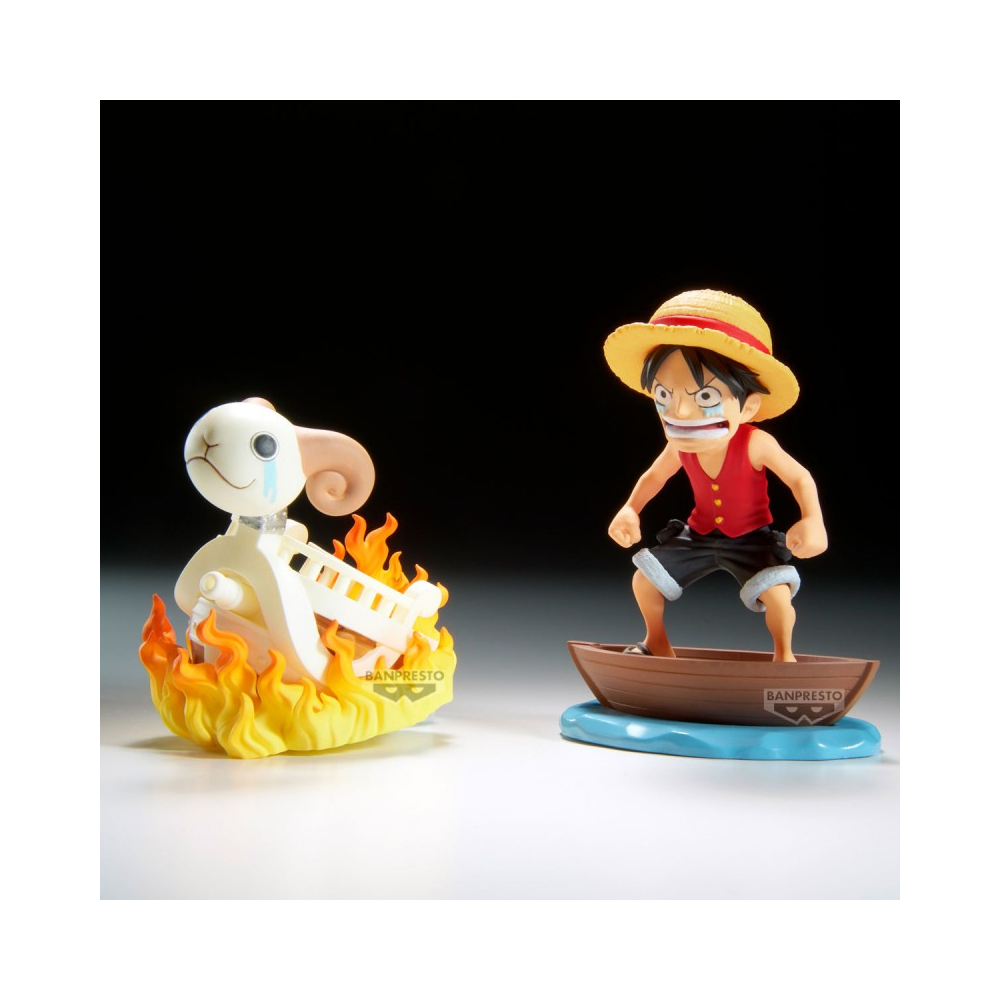 One Piece - Figurine Monkey D. Luffy & Going Merry WCF Log Stories