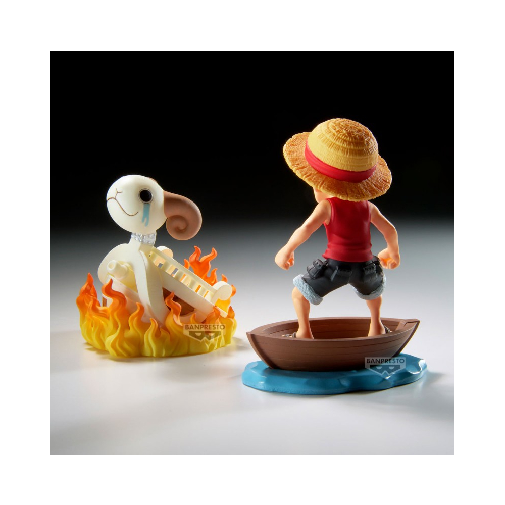 One Piece - Figurine Monkey D. Luffy & Going Merry WCF Log Stories