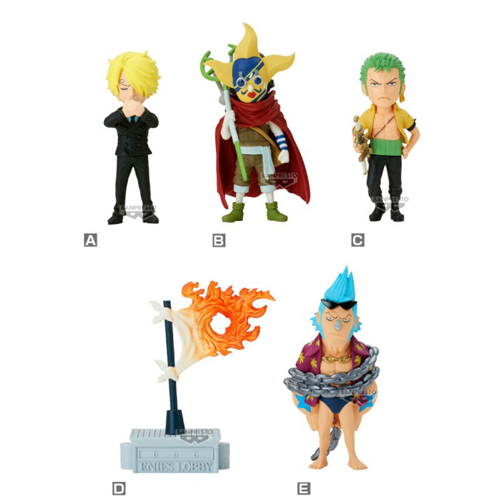 One Piece - Pack Figurines WCF Enies Lobby Vol.2