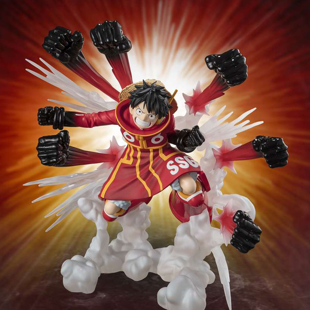 One Piece - Figurine Monkey D. Luffy Figuarts Zero Extra Battle Gear 5 Gigant Ver.