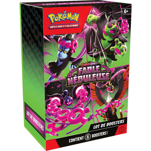 Pokémon - Coffret 6 Booster EV6.5 Ecarlate et Violet - Fable Nébuleuse