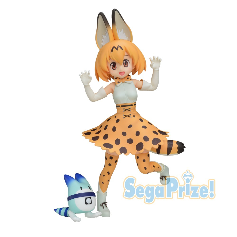 Kemono Friends - Figurine Serval & Lucky Beast PM